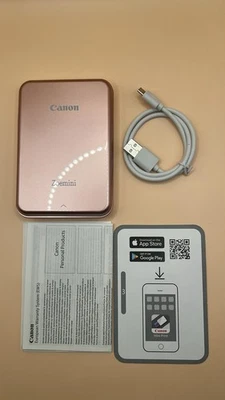 Canon Zoemini Mini Fotodrucker (Mini Fotodrucker, Bluetooth, 5 x 7,5cm Fotos, Ak - Bild 1 von 4