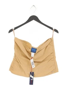 Kenzo Women's Top UK 16 Cream Cotton with Other, Polyamide Cropped - Picture 1 of 6
