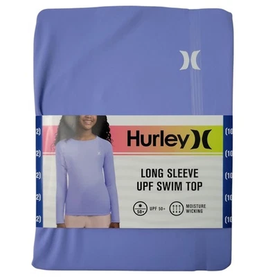 Camiseta Hurley para niñas manga larga que absorbe la humedad UV Foto 1 de 3