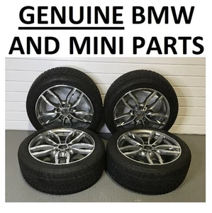 GENUINE BMW X3, X4, F25, F26, 19" 622M Alloy Wheels and Dunlop Winter tyres. - Picture 1 of 23