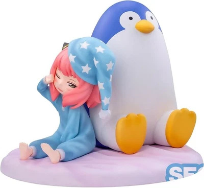 BOX ROTTO SPY X FAMILY Figura Diorama ANYA PIGIAMA PINGUINO 10cm SEGA LUMINASTA - Immagine 1 di 3