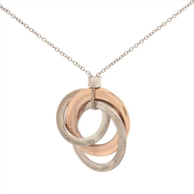 Tiffany 1837 Interlocking Circle Necklace 925 x metal Silver - Image 1 of 4