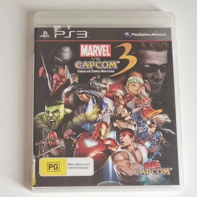 Marvel vs Capcom 3: Fate of Two Worlds (Sony Playstation 3) PS3 CIB Complete  - Image 1 of 4