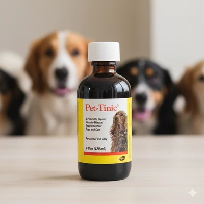 Pfizer Pet-Tinic Liquid Vitamin-Mineral Supplement for Pets 4 oz. - Image 1 of 4