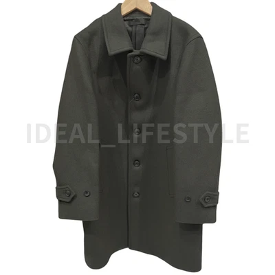 UNIQLO Balmacaan Coat S-4XL Double Face Wool Blend Men 478284/481241 NWT - Image 1 of 4