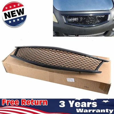 Front Bumper Gloss Black Grille For 2010-2015 Infiniti G37 G25 Q40 Skyline Sedan Foto 1 de 4