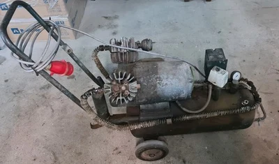 Druckluft Kompressor Elektron Stuttgart Rarität Baujar 1958 - Bild 1 von 4