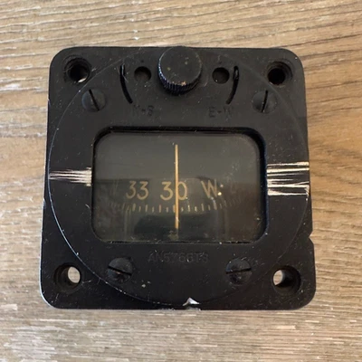 Brújula de espera magnética de piloto Kollsman propiedad de EE. UU. DE COLECCIÓN - AN 5766 T3 - funciona Foto 1 de 4