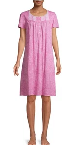 Vestido de noche para mujer Secret Treasures manga acampanada talla M rosa suave cómodo - Imagen 1 de 6