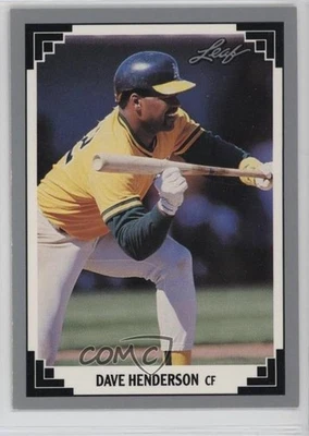 1991 Leaf Dave Henderson #232 - Image 1 of 2