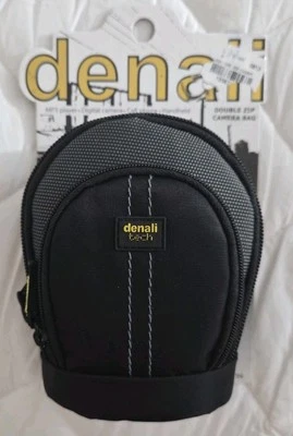 New Denali Camera Case Black Double Zip Bag Mp3 Cell Phone Digtal Camera Case - Image 1 of 4