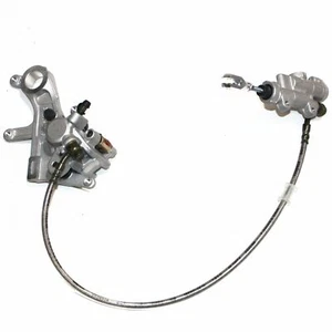 Hydraulic Rear Disc Brake Caliper System Pads CRF250 250cc PIT Trail Dirt Bike - Picture 1 of 7