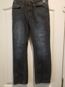 LEE Slim Fit Tapered Leg Boys Jeans Denim Pants Dark Wash Blue - Picture 1 of 4