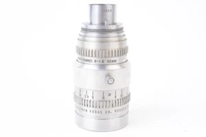 Objectif cinema Kodak Anastigmat f/1.6 - 50mm. #EY957. Monture S - Picture 1 of 8