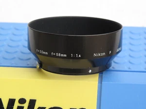 Nikon F 50mm 58mm f:1.4 metal lens hood, Nikkor, NICE US SELLER "LQQK" - Picture 1 of 1
