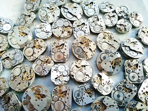 Watch Parts Movements Steampunk Parts Ladies Mechanisms set 32 pc. - Picture 1 of 7