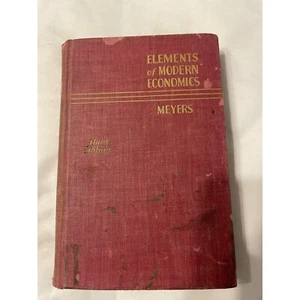 Elements Of Modern Economics By Albert L Meyers - Picture 1 of 6