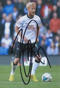 DERBY COUNTY HAND SIGNED ZAK WHITBREAD 6X4 PHOTO 1. - Picture 1 of 1