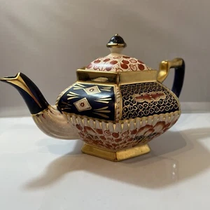 Antique Imari teapot with stand, Imari ceramics, collectable teapot, Victorian - Picture 1 of 21