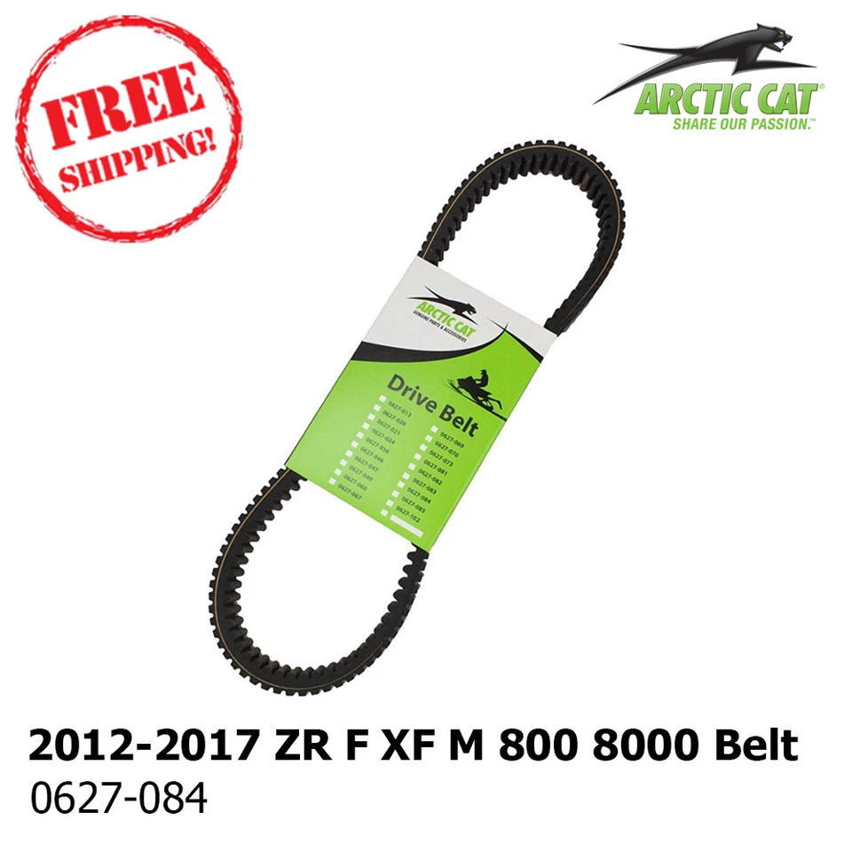 OEM Arctic Cat Drive Belt 0627-084 2012-2017 ZR F XF M 800 8000 - Image 1 of 1