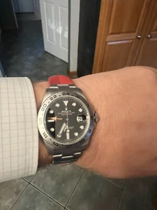 Rolex Explorer II Steel Black Dial 42mm Automatic Men’s Watch 216570 W/ Papers - Picture 1 of 3