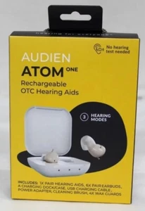 Audien Hearing Atom One OTC Hearing Aid - New! - Picture 1 of 2