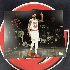 Udonis Haslem Autographed Miami Heat 11x14 Photo Signed Beckett BAS COA - Picture 1 of 3