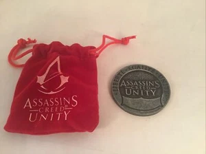 Assassins Creed Unity Videospiel Promo Metall Münze Logo Token Lootcrate 2014 - Bild 1 von 3