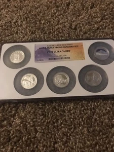 2010-S SILVER ATB Quarter 5 coin set-NGC PF70 Ultra Cameo-Banned Labels *Rare* - Picture 1 of 6