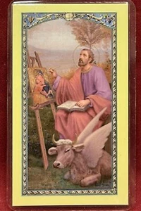 Bonella Holy Card by W. J. Hirten Co.Prayer to St. Luke - Picture 1 of 3