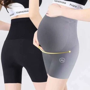 Over Belly Pantaloncini Premaman Shapewear, Pantaloncini Sportivi Yoga Vita Alta M/L/XL/XXL - Foto 1 di 14