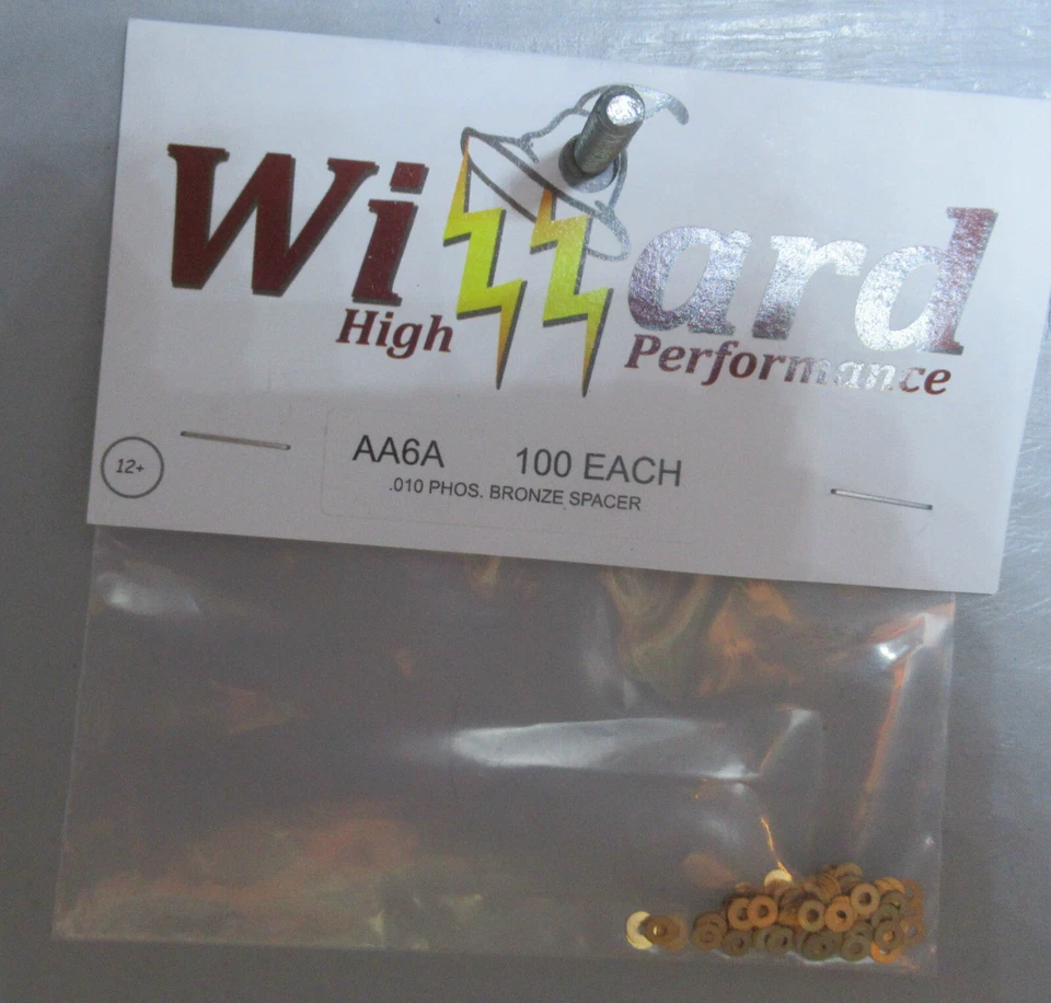 PAQUETE WIZZARD "NUEVO" .010" PHOS. ESPACIADORES BRONCE AA6A (100) Foto 1 de 1