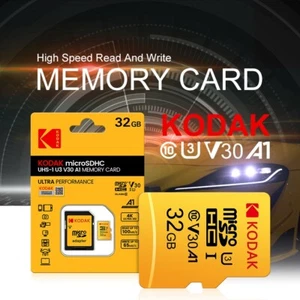 Original Kodak 32 GB,64 GB Micro SD Memory Card Class 10 U3 - Picture 1 of 16