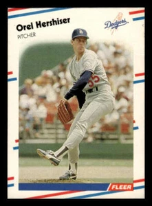 1988 Fleer #518 Orel Hershiser - Picture 1 of 2