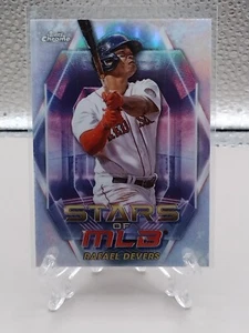 2023 Topps Series 1 Rafael Devers Stars of The MLB Chrome Refractor Parallel - Picture 1 of 2