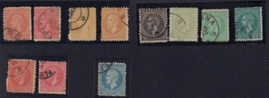 ROMANIA 1879 66-72 + 4 TONALITÀ DI COLORE - Foto 1 di 1