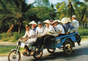 Postcard - Vietnam / Surcharged transport (61) - Picture 1 of 2