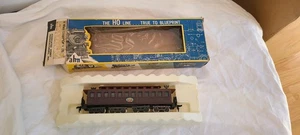 AHM HO Scale 16 Wheel Lincoln Funeral Car In Box Italy Made - Bild 1 von 8