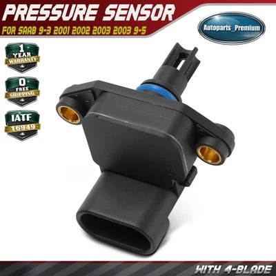 Sensor de presión de colector (MAP) para Saab 9-3 2001 2002 2003 9-5 2000-2009 9197948 Foto 1 de 4
