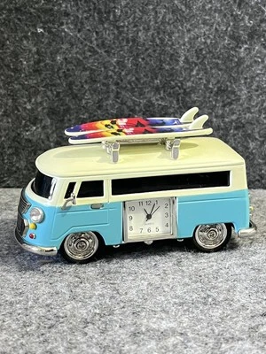 VW Surf Camper Van Mantle Quartz Clock (new battery) - Image 1 of 4
