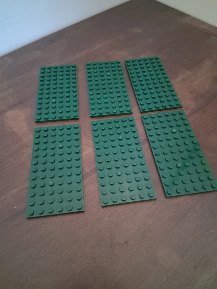 LEGO 6x12 Placas Verde Oscuro Lote Genuino Foto 1 de 2