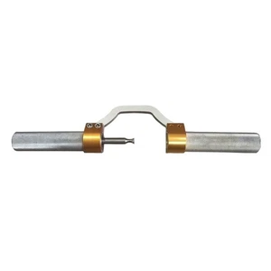 Trompete Posaune Flöte Horn Tuba Reparatur Werkzeug Kit Teil-Rohr Hand Roller mit 2 Kopf - Bild 1 von 12