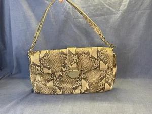 Cole Haan Python Schlangenleder Baguette Handtasche Clutch, Animal Print Leder - Bild 1 von 10