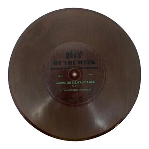 Hit-Of-The-Week Orchestra ‎– Across The Breakfast Table 1930 Flexi-disc, 10", 78 - Picture 1 of 2