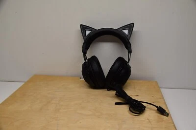 Razer Kraken Kitty Edition USB Gaming Headset Schwarz Gebraucht in guter Zustand - Bild 1 von 4