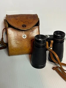 Vintage 50s Vega Racing 4x40 Mid-Century Car Horse Race Track Binoculars & Case - Picture 1 of 11