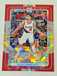 Scoot Henderson RC /75 First Night Diamond 28/75 2023-24 Panin Photogenic - Picture 1 of 4