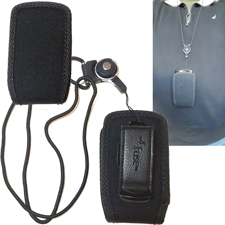 Around the neck case and lanyard fits Lively Jitterbug Flip2, Flip 2 - Image 1 of 1