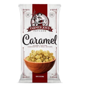 Farmer Jon's Popcorn Karamell 12 Oz Einzelbeutel 3er Pack - Bild 1 von 3