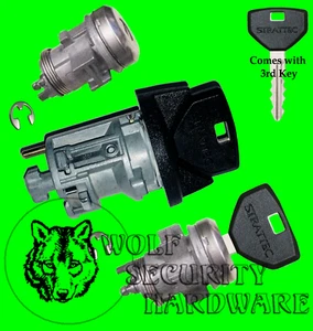 Dodge Ram Dakota Ignition Key Switch Lock Cylinder & Door Lock Tumbler Set 3 Key - Picture 1 of 2
